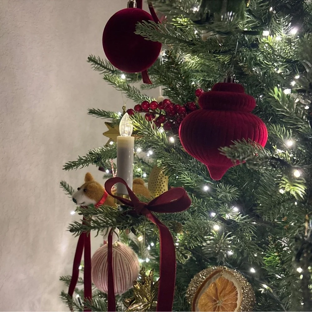 10ct 4.88" Christmas Tree Taper Flameless
Candles Brass - Hearth & Hand - Picture 4 of 5